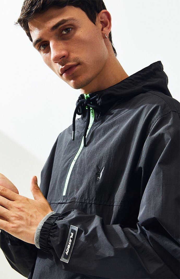 Pacsun × Playboy Playboy x Pacsun Black Technical Quarter Zip Anorak Size US S / EU 44-46 / 1 - 3 Thumbnail