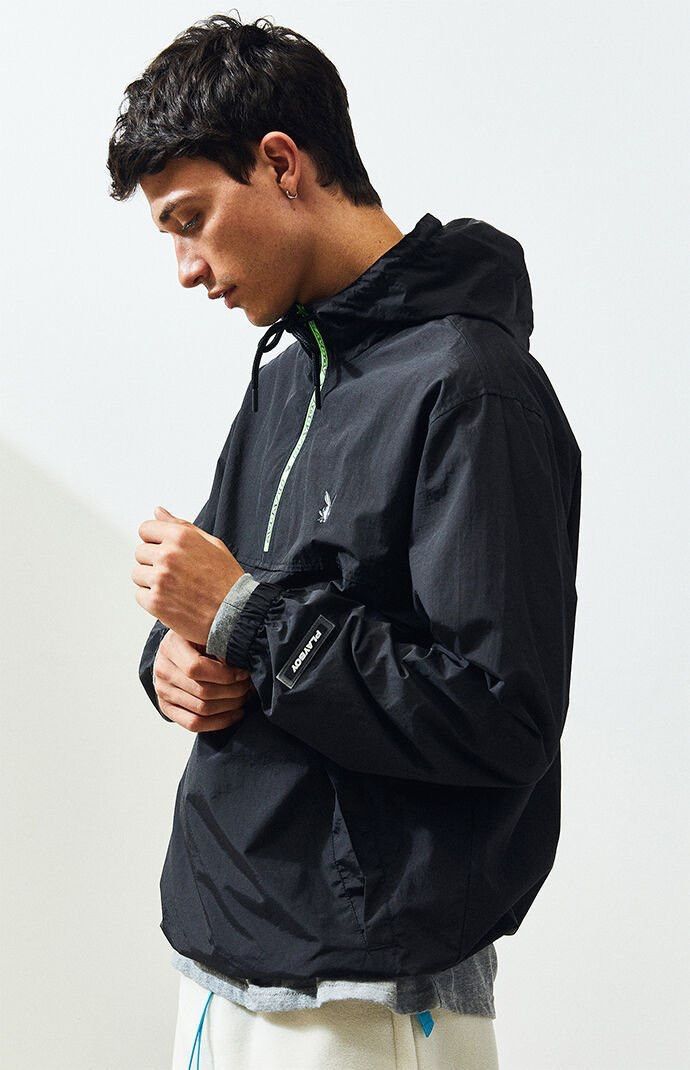 Pacsun × Playboy Playboy x Pacsun Black Technical Quarter Zip Anorak Size US S / EU 44-46 / 1 - 4 Thumbnail