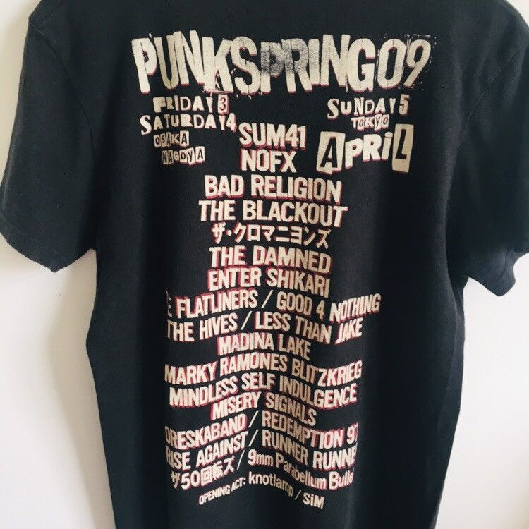 Band Tees PunkSpring Punk Tour Shirt Japan 2009 Bad Religion The Hives Size US M / EU 48-50 / 2 - 5 Thumbnail