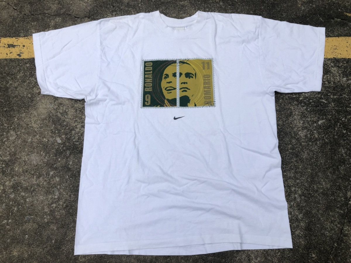 Nike VTG Nike R9 Ronaldo Romario T-Shirt | Grailed