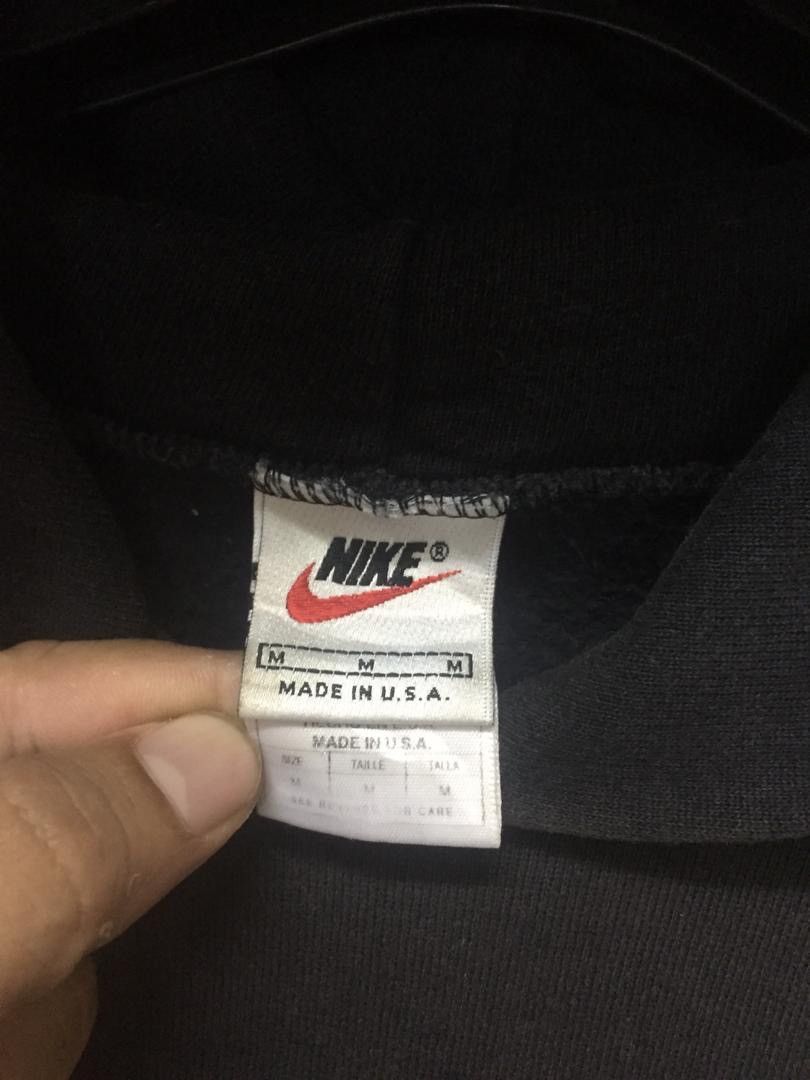 Nike Rare!! Vintage NIKE Sweatshirt Hoodie Medium Size Size US M / EU 48-50 / 2 - 3 Thumbnail