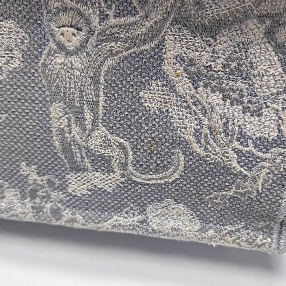 Dior DIOR Book Tote Large grey fabric jacquard handbag Size ONE SIZE - 9 Thumbnail