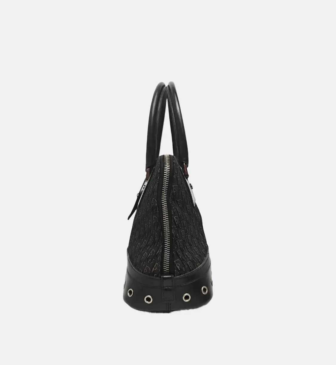 Dior DIOR Street Chic black canvas stud handbag ruthenium hardware Size ONE SIZE - 3 Thumbnail