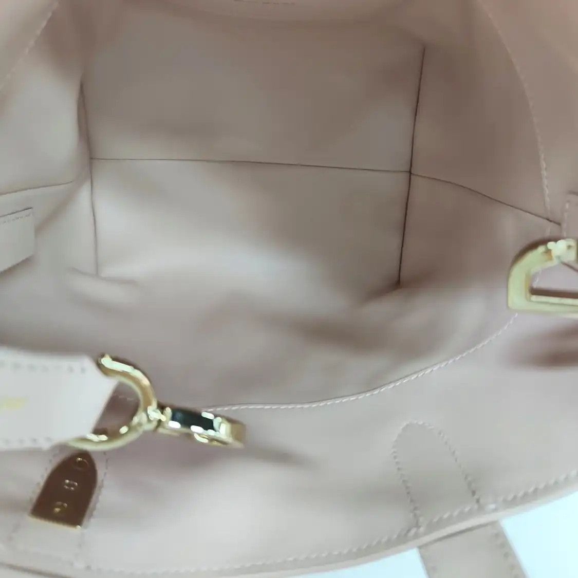 Dior DIOR Toujours Small light pinkcowhide leather rattan plaid quilted shoulder bag Size ONE SIZE - 7 Thumbnail