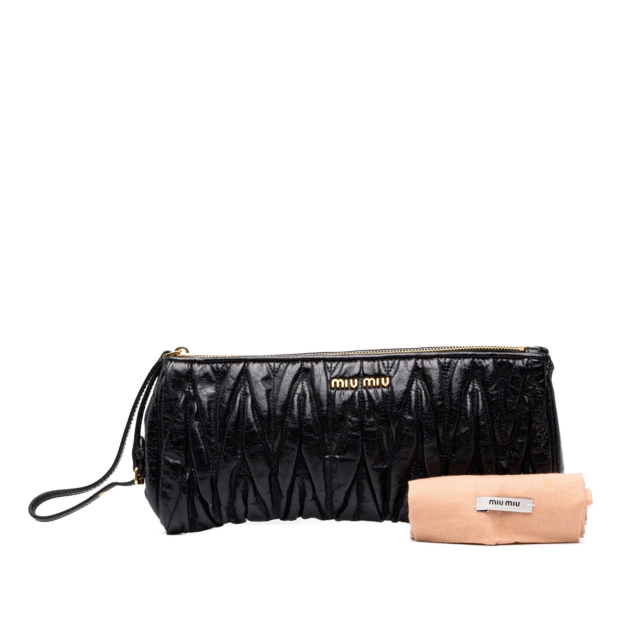Miu Miu Matelasse Nappa Lux Wristlet Clutch Size ONE SIZE - 7 Thumbnail