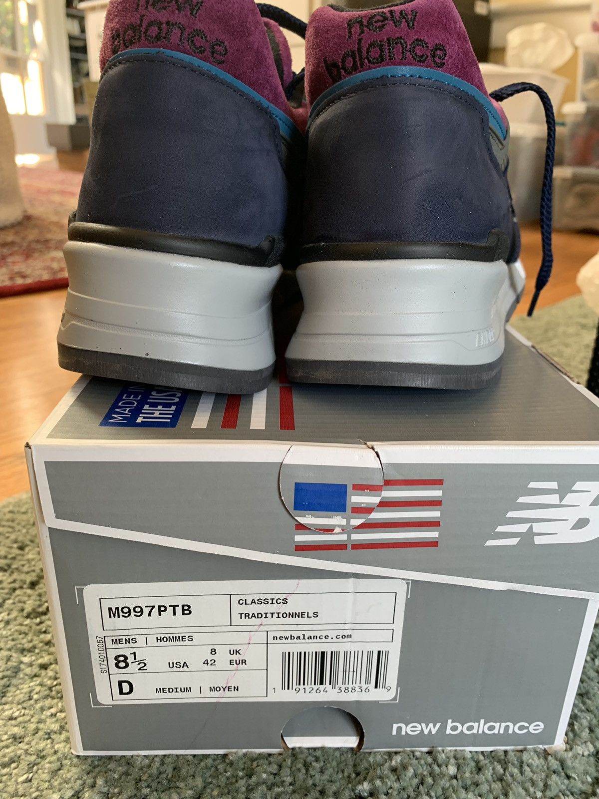 New Balance New Balance 997 Northern Lights Navy Grey Made in USA Grailed