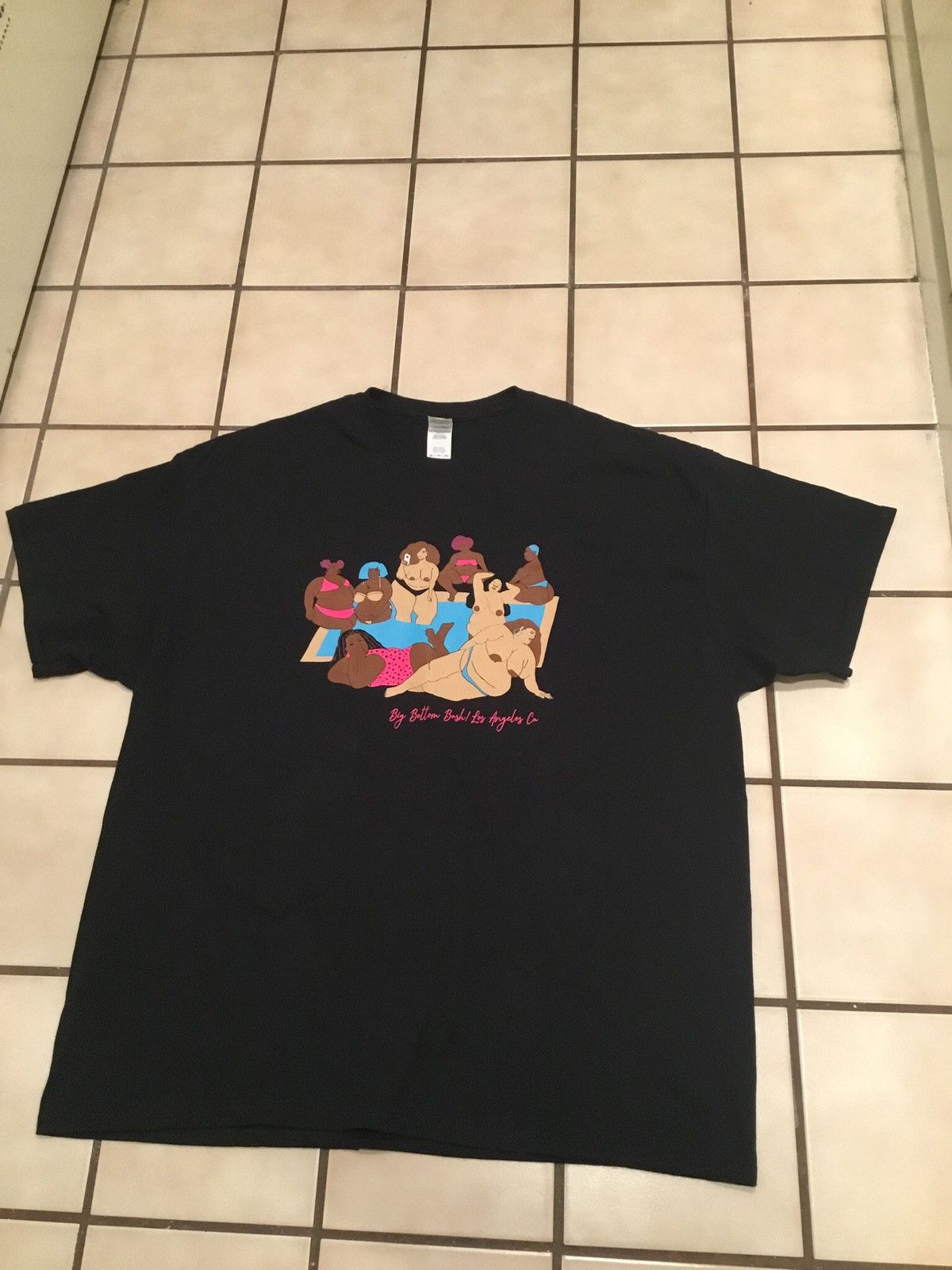 Gildan Big Bottom Bash BBW Los Angeles Party Festival Nude T-shirt | Grailed