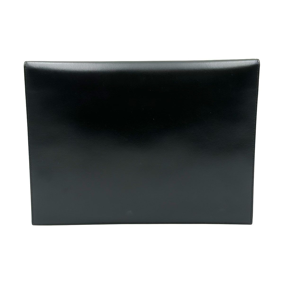 Yves Saint Laurent Black Monogram Envelope Uptown Clutch Size ONE SIZE - 4 Thumbnail