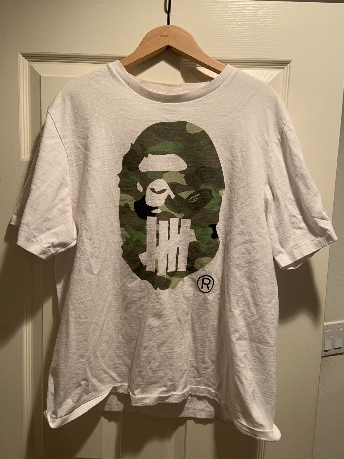 Bape × Undefeated Undefeated X BAPE Ape Head Tee | Grailed