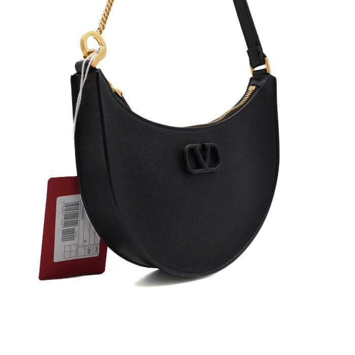 Valentino Logo Hobo Bag with Gold Chain Size ONE SIZE - 4 Thumbnail