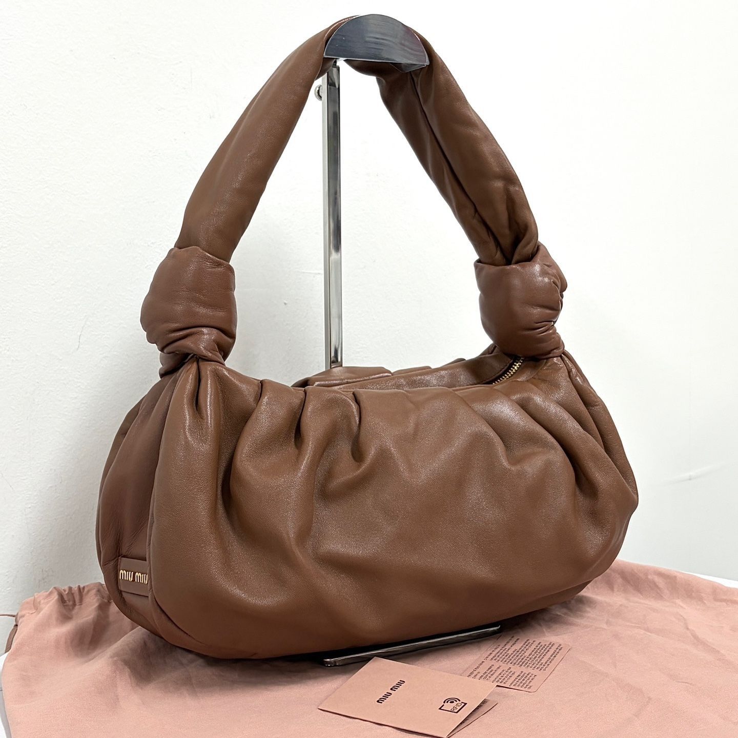 Miu Miu Nappa Leather Shoulder Bag Size ONE SIZE - 3 Thumbnail