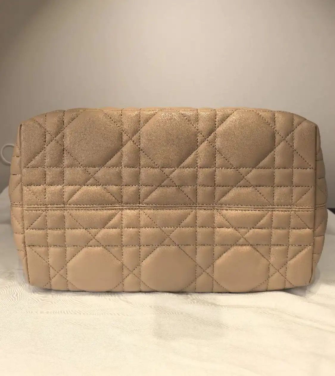 Dior DIOR Toujours color-block cowhide leather rattan plaid quilted handbag sub-pocke Size ONE SIZE - 5 Thumbnail