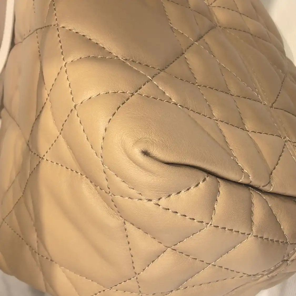 Dior DIOR Toujours color-block cowhide leather rattan plaid quilted handbag sub-pocke Size ONE SIZE - 11 Thumbnail