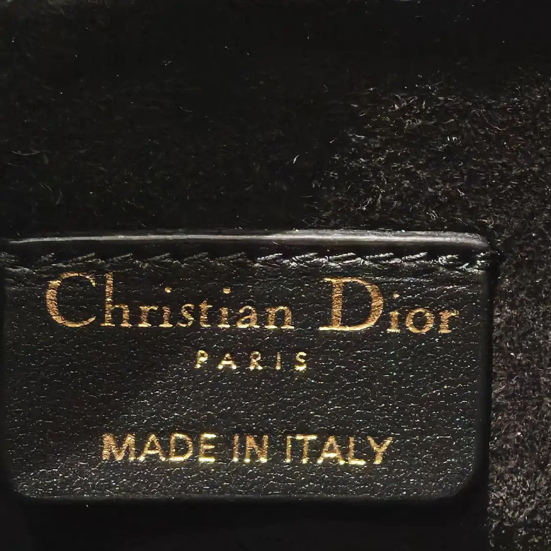 Dior DIOR Lady Dior Milly mini black sheepskin rattan plaid quilted crossbody bag det Size ONE SIZE - 5 Thumbnail