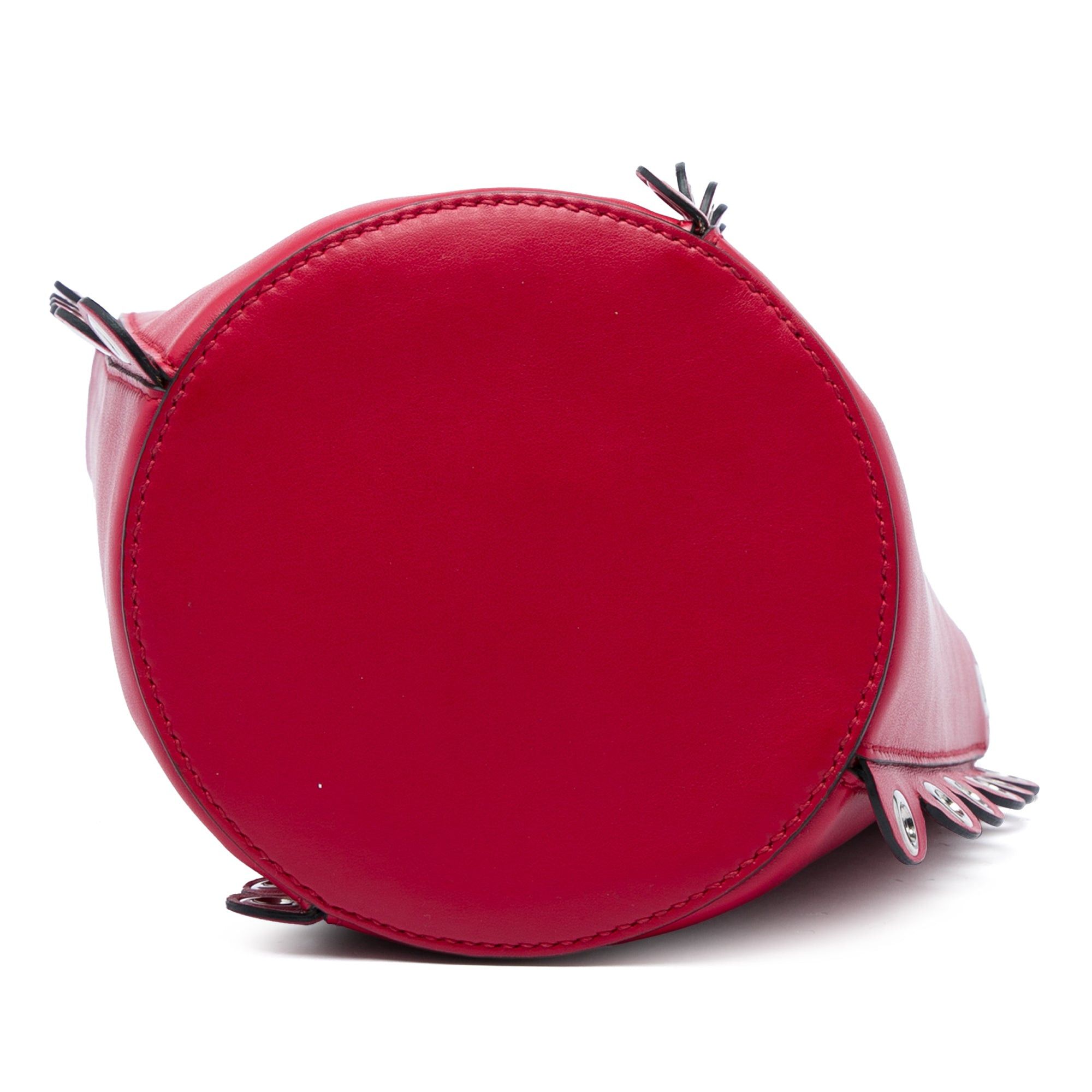 Miu Miu Calfskin Scalloped Grommet Bucket Bag Size ONE SIZE - 3 Thumbnail