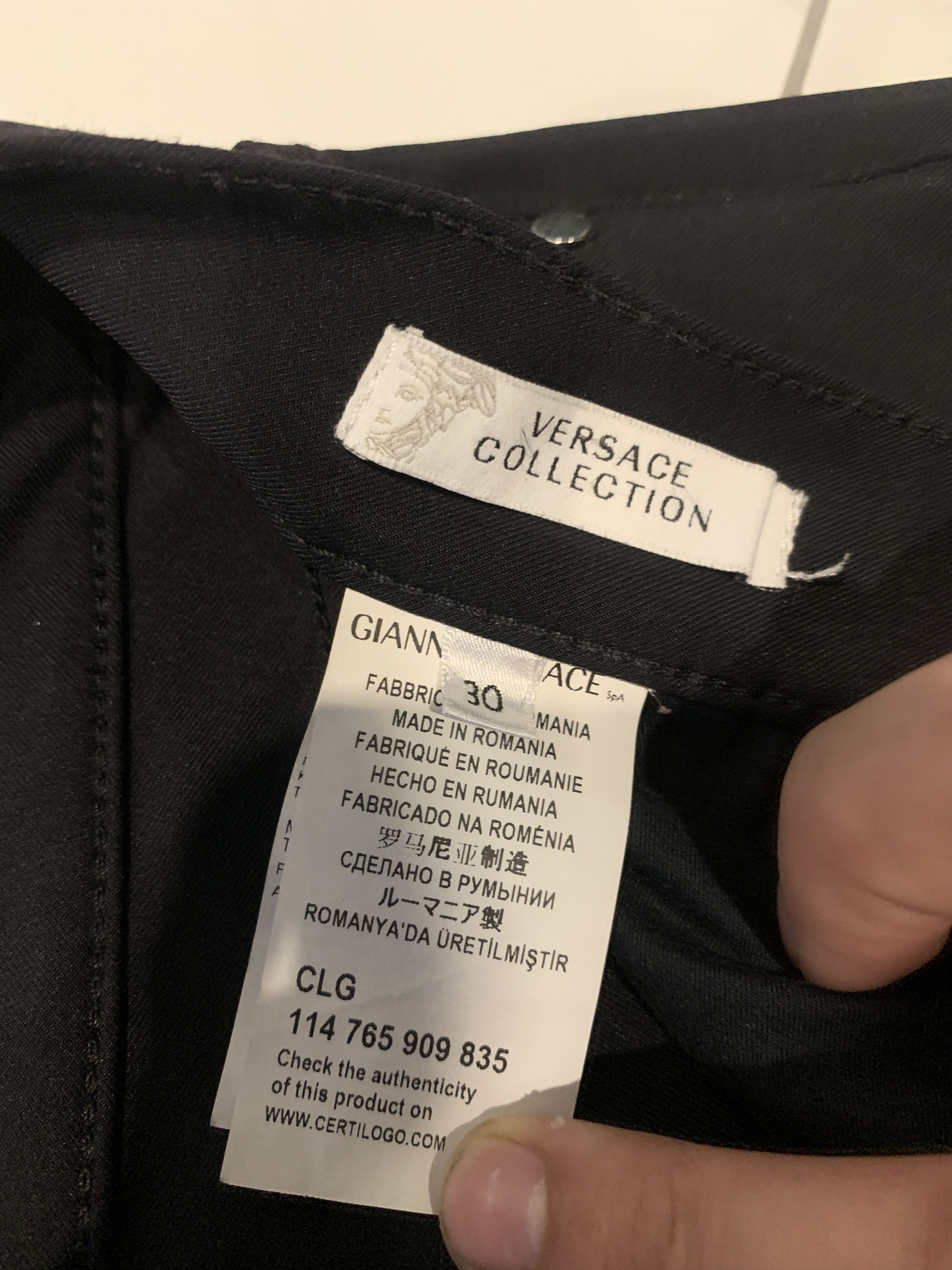 Versace ♠️versace collection dress pants ♠️ size 30 Size US 30 / EU 46 - 4 Thumbnail