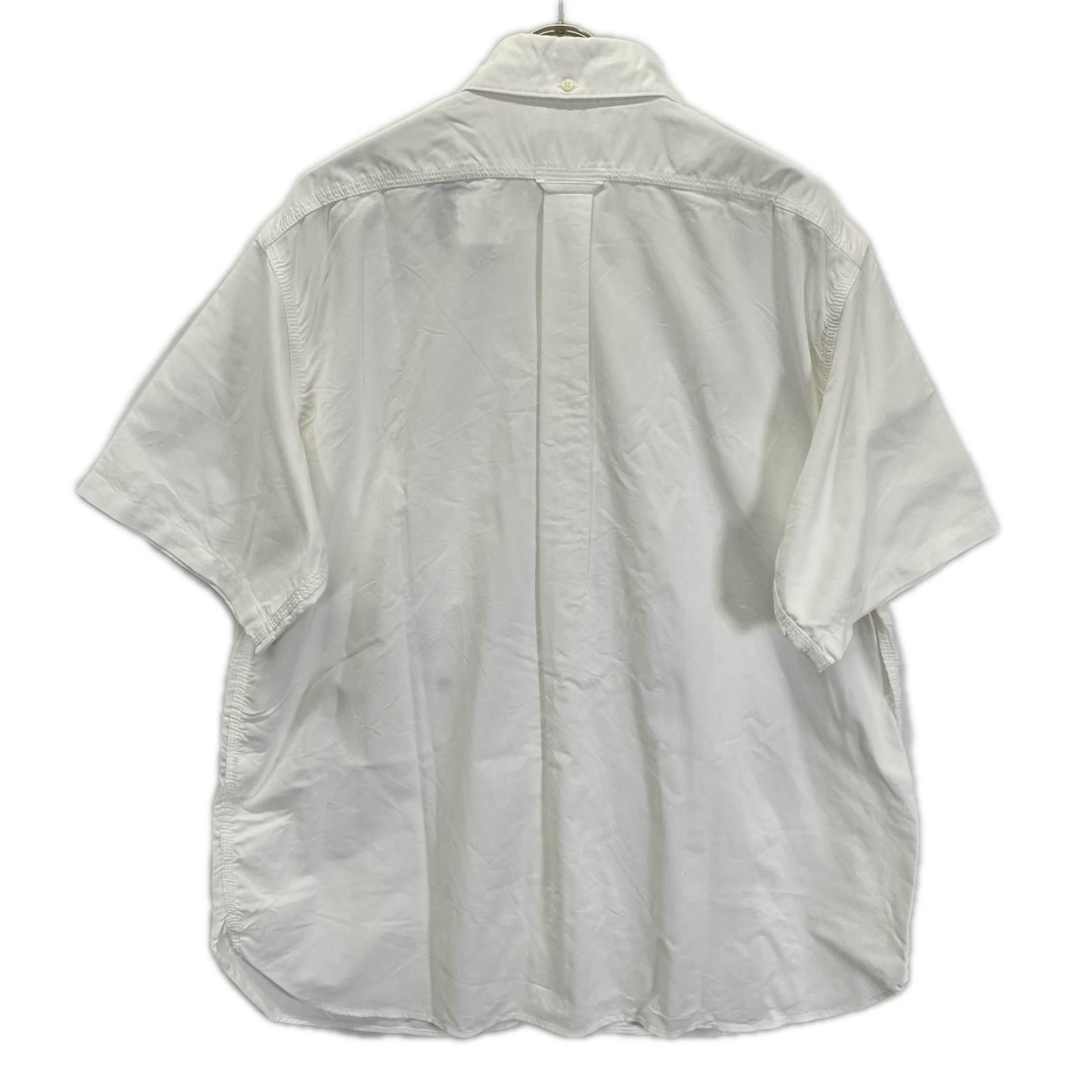 Nanamica White Nylon Button Down Wind S/S Shirt Size L, Men's — image 2 of 6