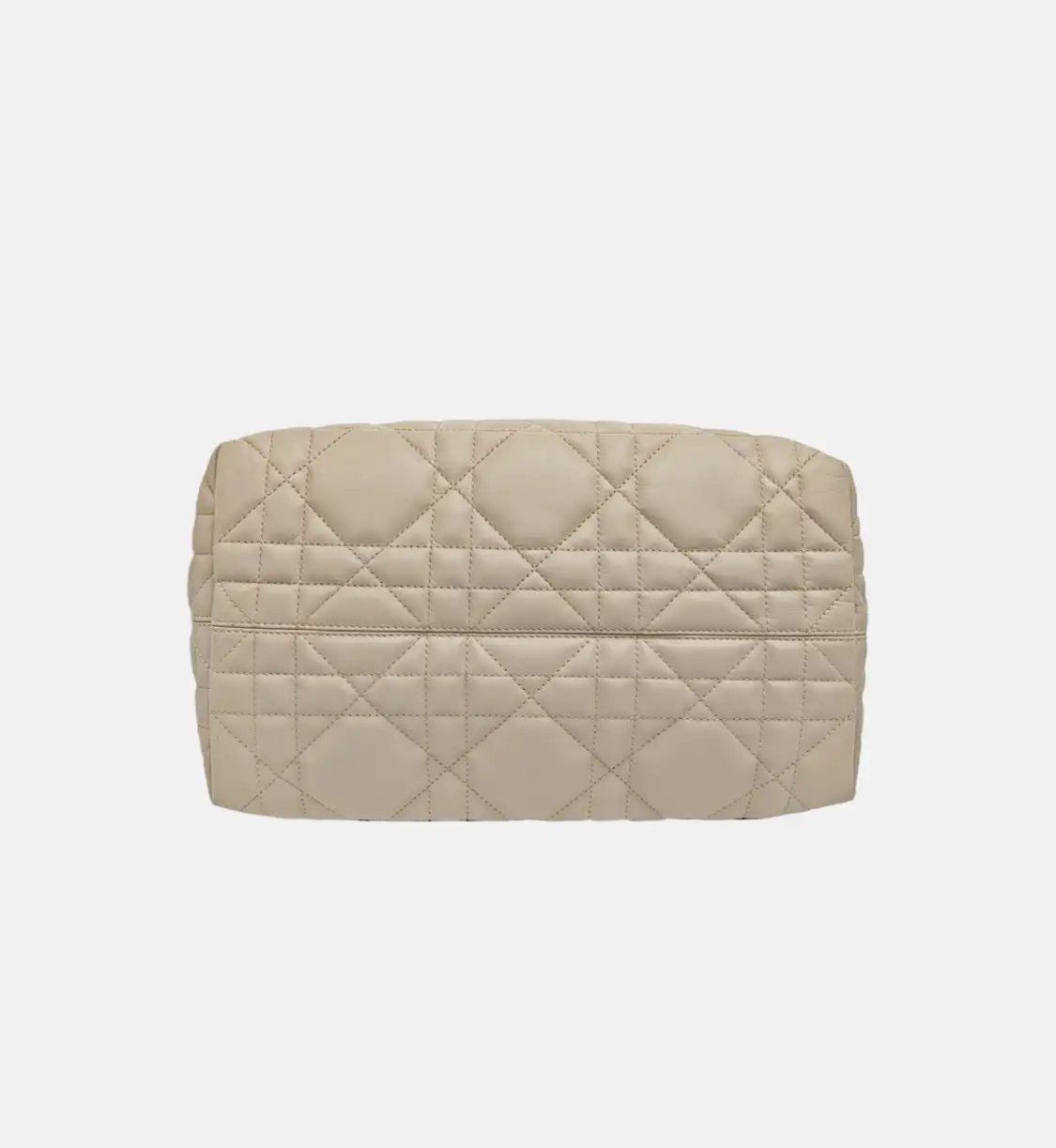 Dior DIOR Toujours Medium khaki cowhide leather rattan plaid quilted handbag shoulder Size ONE SIZE - 6 Thumbnail