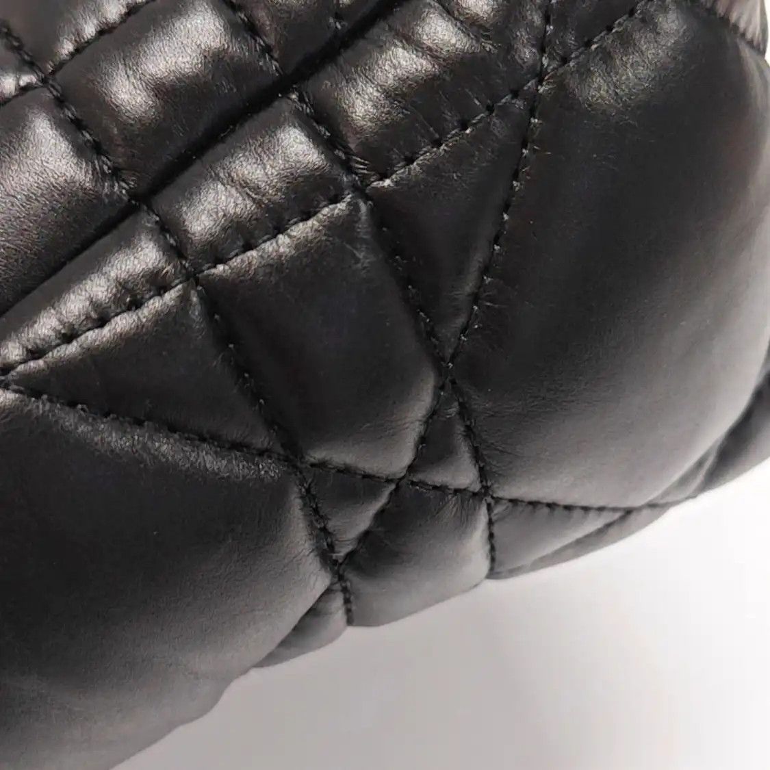 Dior DIOR Caro Medium black cowhide leather rattan plaid quilted flap bag chain bag s Size ONE SIZE - 13 Thumbnail