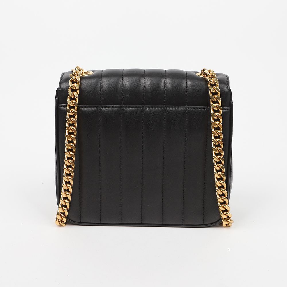 Yves Saint Laurent Medium Leather Vicky Chain Shoulder and Crossbody Bag Black Size ONE SIZE - 4 Thumbnail