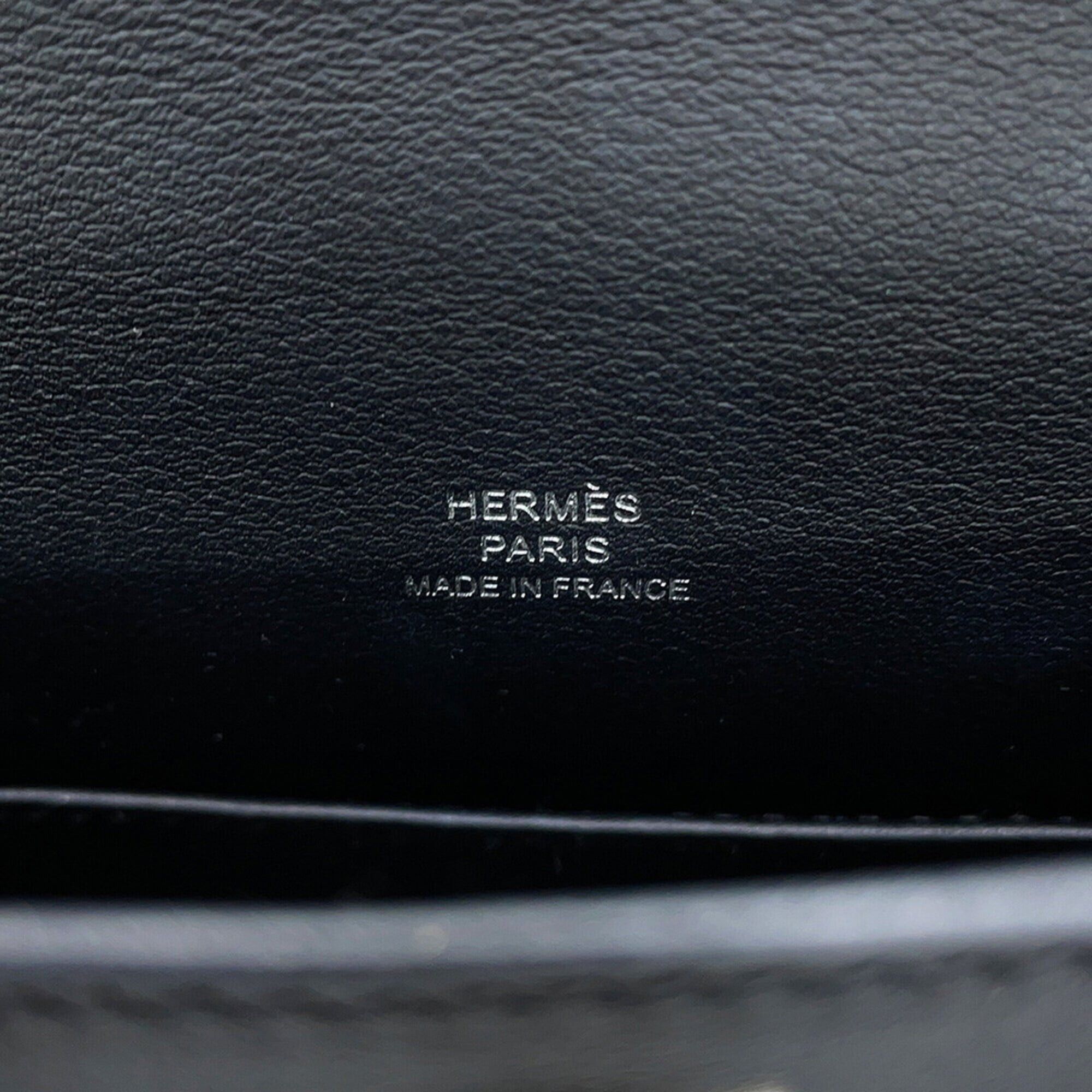 Hermes Hermes handbag, Pochette Kelly, black Swift leather, U stamp, HERMES, black, women's, HERMES Size ONE SIZE - 15 Thumbnail