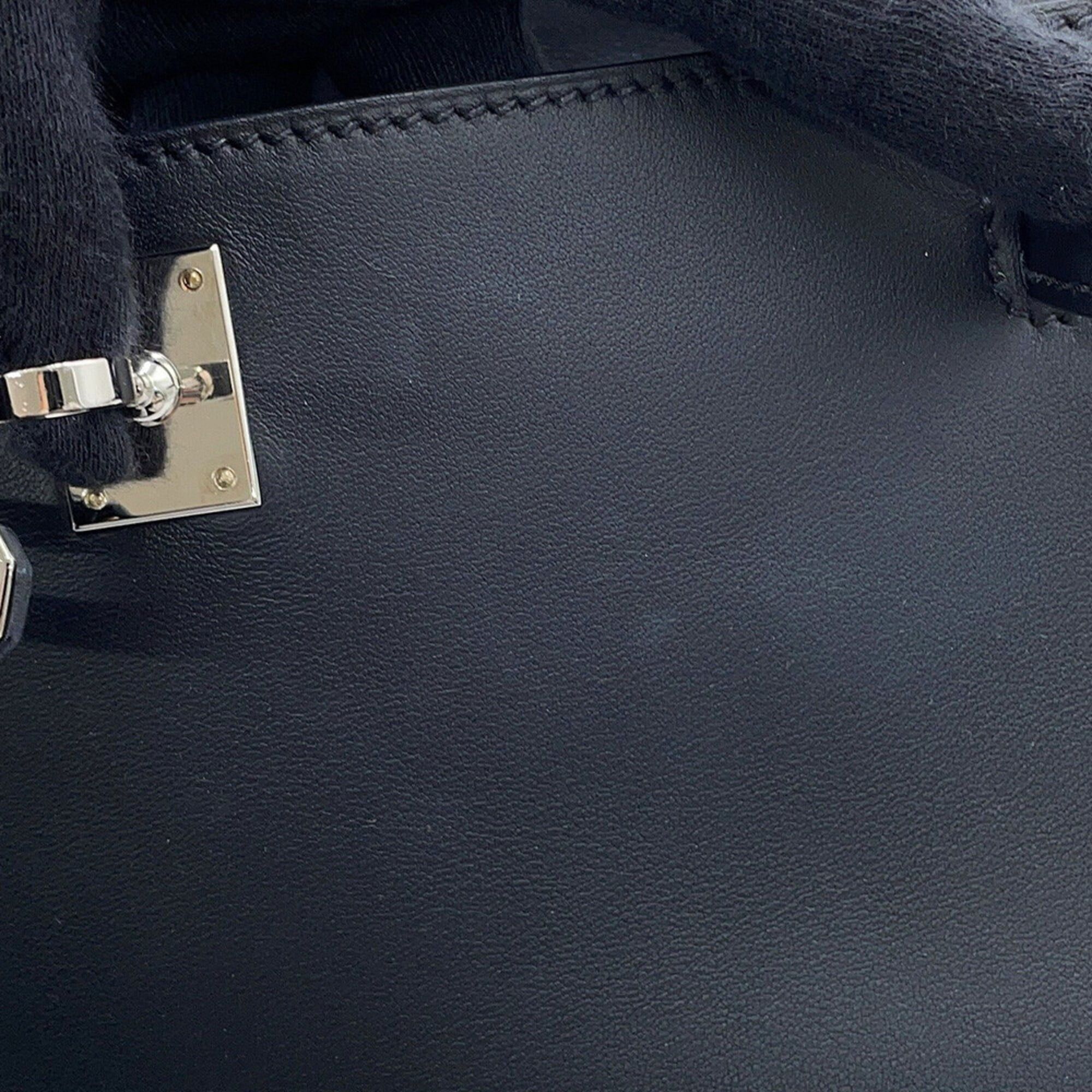 Hermes Hermes handbag, Pochette Kelly, black Swift leather, U stamp, HERMES, black, women's, HERMES Size ONE SIZE - 6 Thumbnail