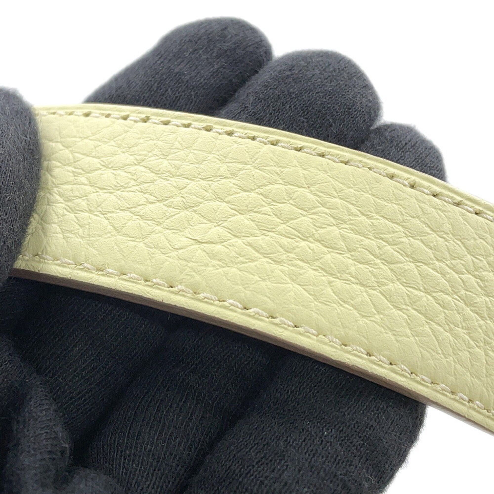 Hermes Hermes Lindy 26 Handbag, Jaune Milton, Taurillon Clemence Leather, G Stamp, HERMES 2-way, Lindy, Women's Size ONE SIZE - 10 Thumbnail