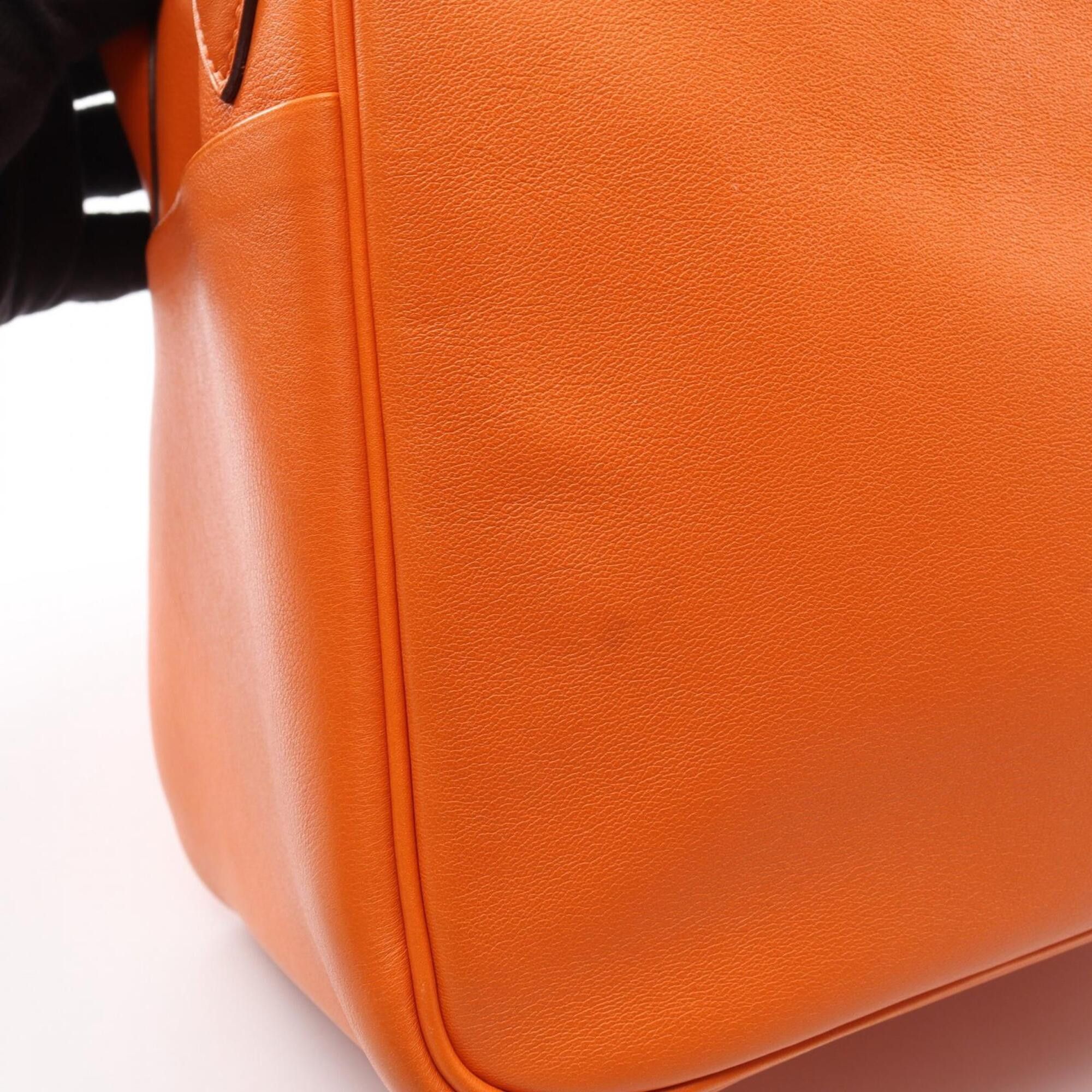 Hermes Hermes Lindy 30 Shoulder Bag/Handbag, Veau Swift Leather, Women's, Orange Size ONE SIZE - 7 Thumbnail