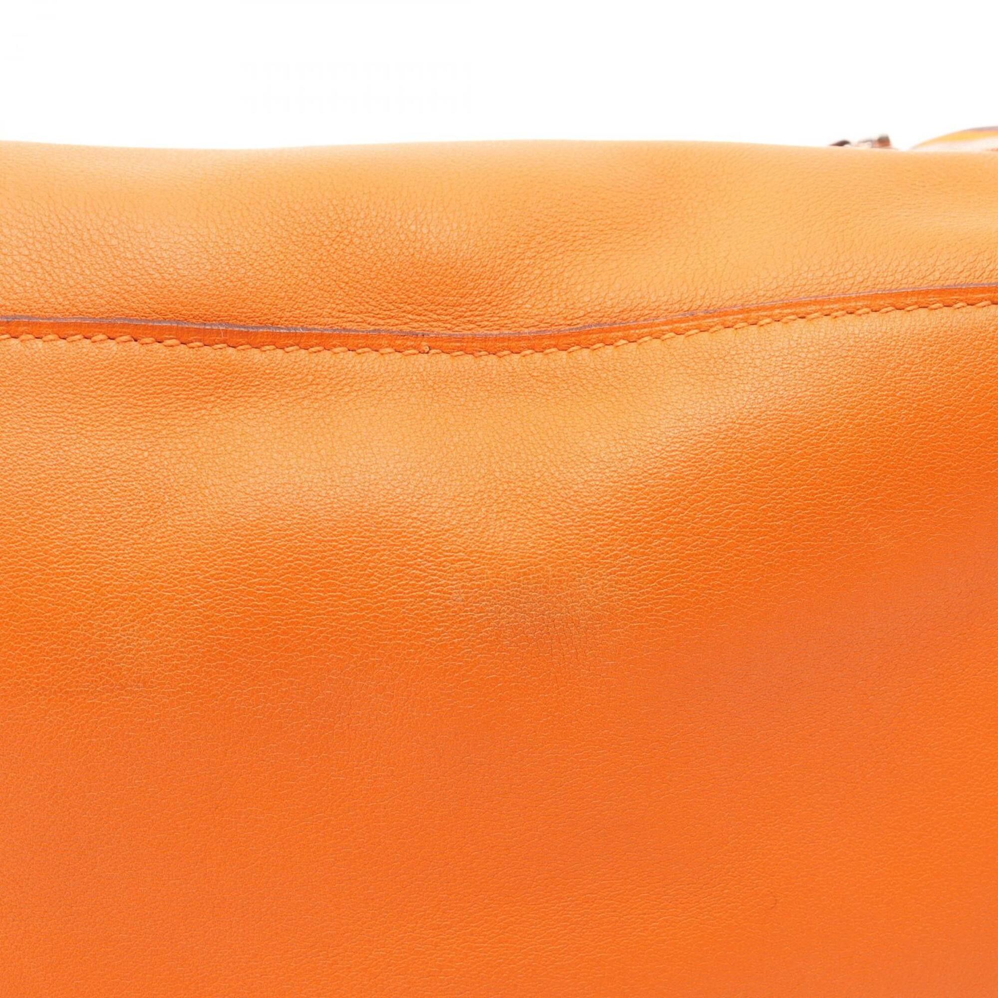 Hermes Hermes Lindy 30 Shoulder Bag/Handbag, Veau Swift Leather, Women's, Orange Size ONE SIZE - 9 Thumbnail