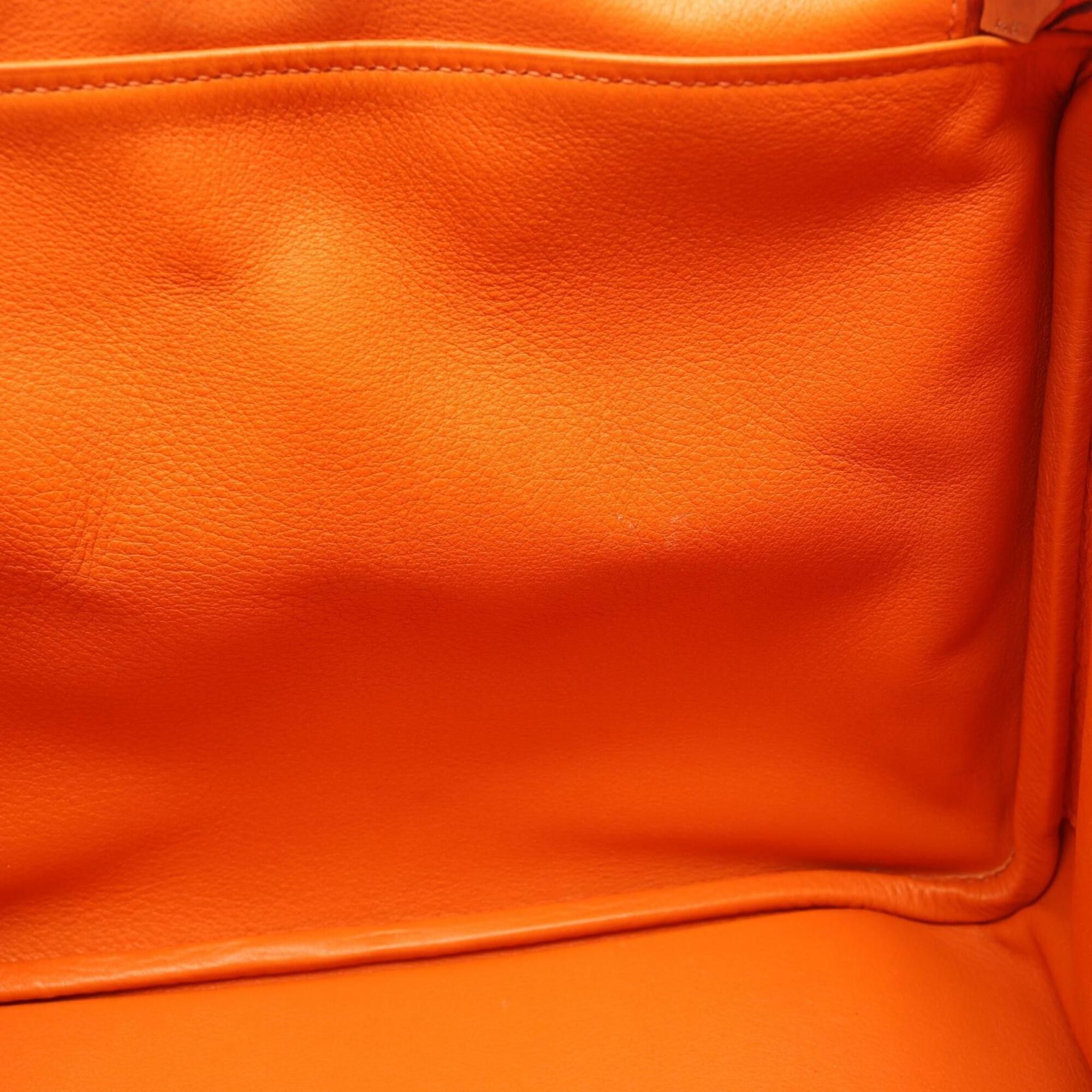 Hermes Hermes Lindy 30 Shoulder Bag/Handbag, Veau Swift Leather, Women's, Orange Size ONE SIZE - 15 Thumbnail