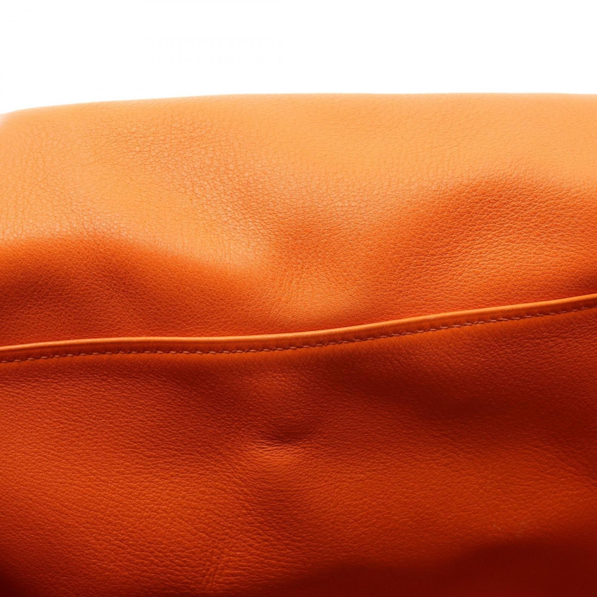 Hermes Hermes Lindy 30 Shoulder Bag/Handbag, Veau Swift Leather, Women's, Orange Size ONE SIZE - 17 Thumbnail