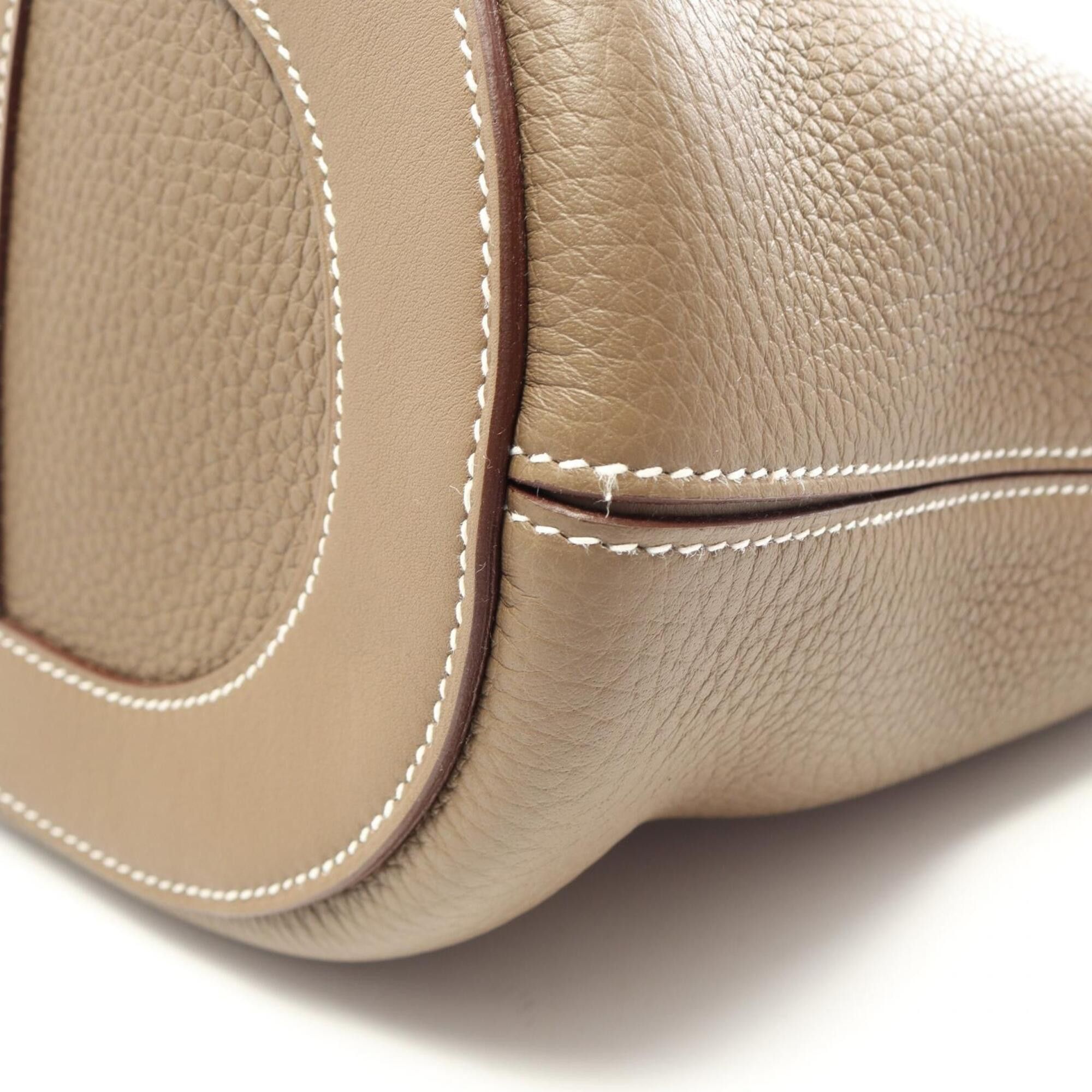 Hermes Hermes In the Loop 23 Handbag, Leather, Calfskin (Cowhide), Taurillon Clemence, Veau Swift, Grey. Size ONE SIZE - 6 Thumbnail