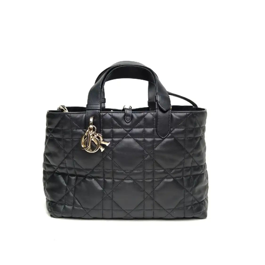Dior DIOR Toujours Medium black cowhide leather handbag Full Accessories Size ONE SIZE - 5 Thumbnail