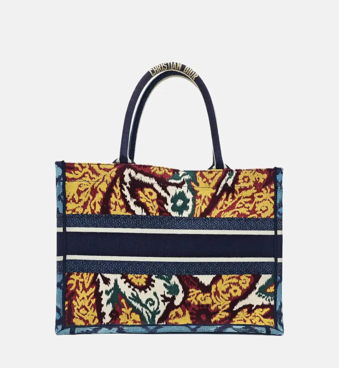 Dior DIOR Book Tote Small multi-color fabric embroidery handbag Size ONE SIZE - 5 Thumbnail