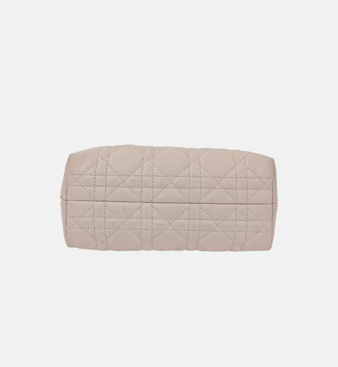 Dior DIOR Jolie Top Handle mini pink sheepskin rattan plaid quilted shoulder bag hand Size ONE SIZE - 6 Thumbnail