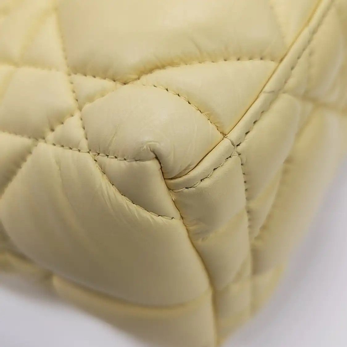 Dior DIOR Diortravel Nomad Medium light yellowcowhide leather rattan plaid quilted No Size ONE SIZE - 11 Thumbnail