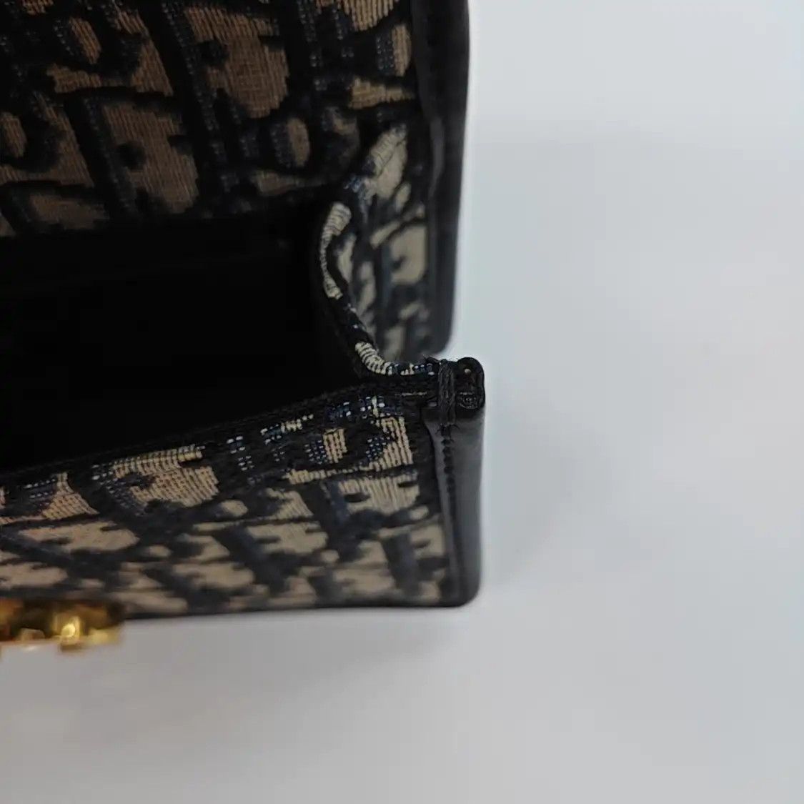 Dior DIOR 30 Montaigne East-West blue canvas monogram jacquard Montaigne bag shoulder Size ONE SIZE - 12 Thumbnail