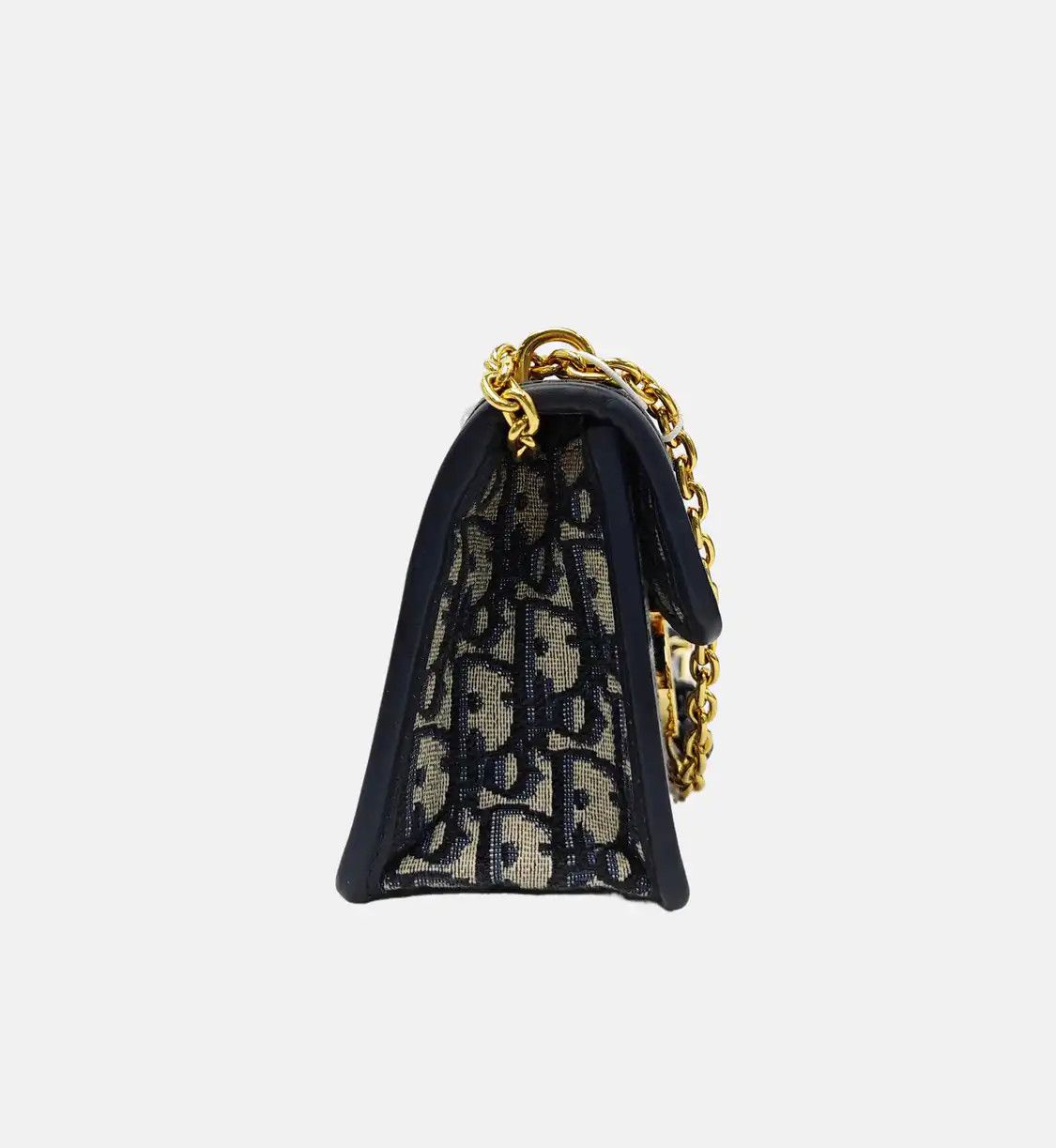 Dior DIOR 30 Montaigne East-West blue canvas monogram jacquard Montaigne bag shoulder Size ONE SIZE - 4 Thumbnail