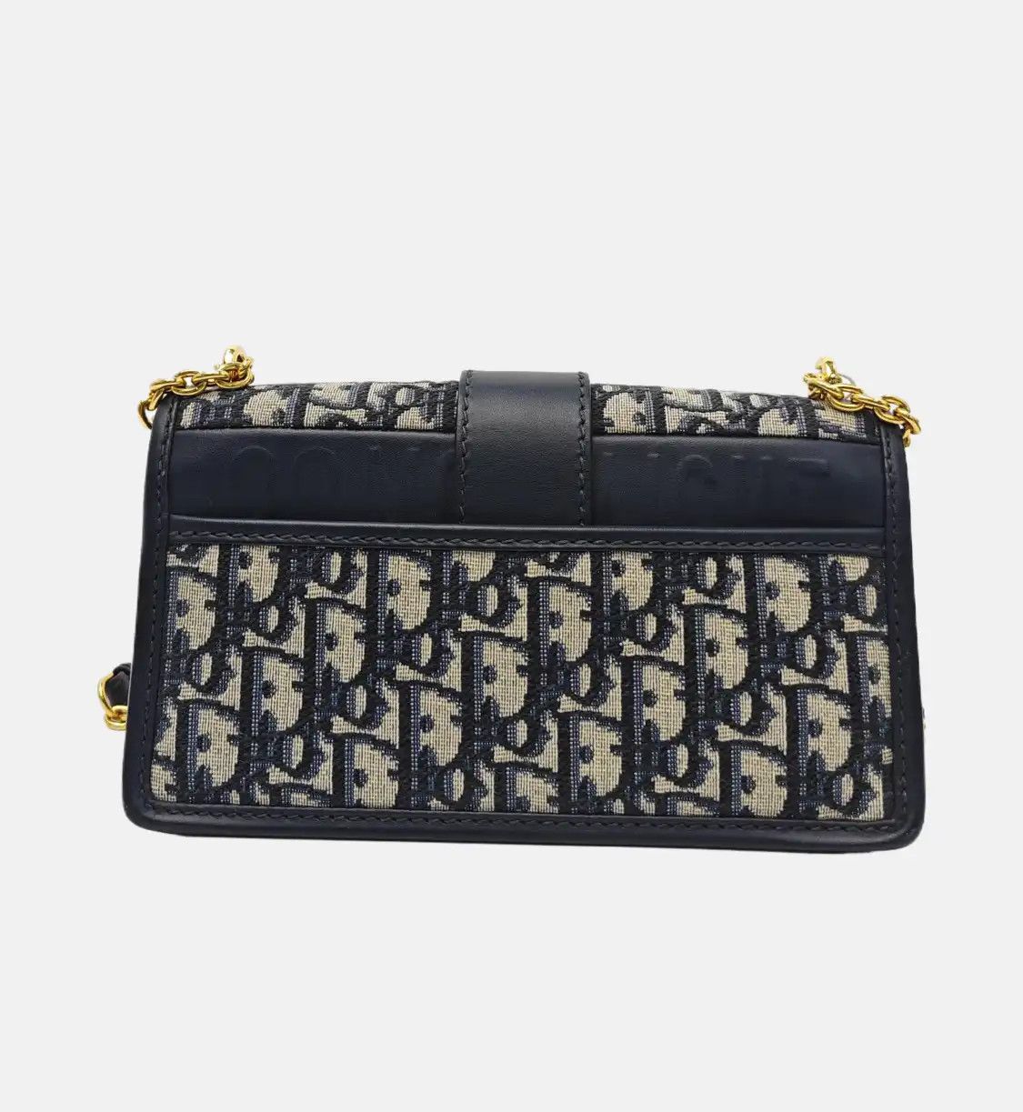 Dior DIOR 30 Montaigne East-West blue canvas monogram jacquard Montaigne bag shoulder Size ONE SIZE - 5 Thumbnail