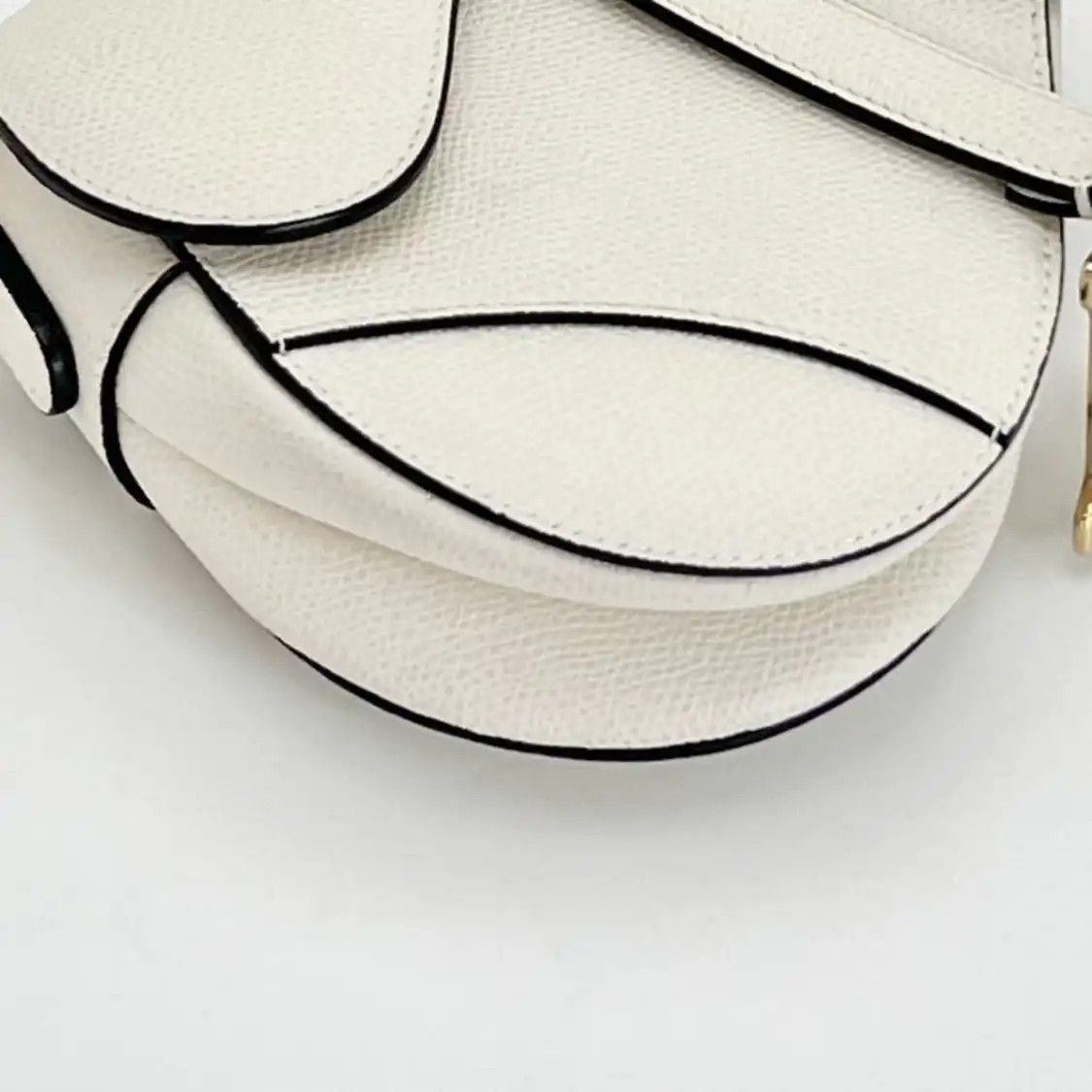 Dior DIOR Saddle Small beige cowhide leather saddle bag shoulder bag Size ONE SIZE - 8 Thumbnail
