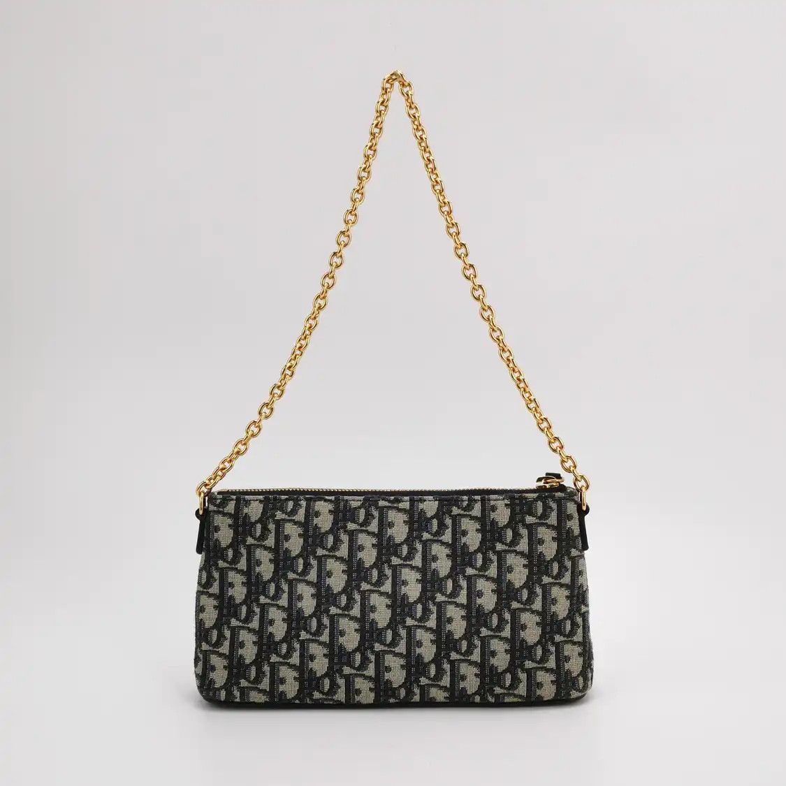 Dior DIOR 30 Montaigne mini beige canvas monogram jacquard Montaigne bag shoulder bag Size ONE SIZE - 4 Thumbnail