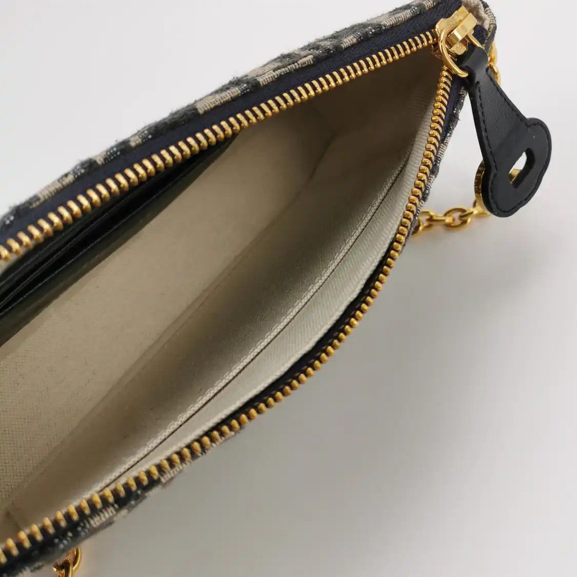 Dior DIOR 30 Montaigne mini beige canvas monogram jacquard Montaigne bag shoulder bag Size ONE SIZE - 6 Thumbnail