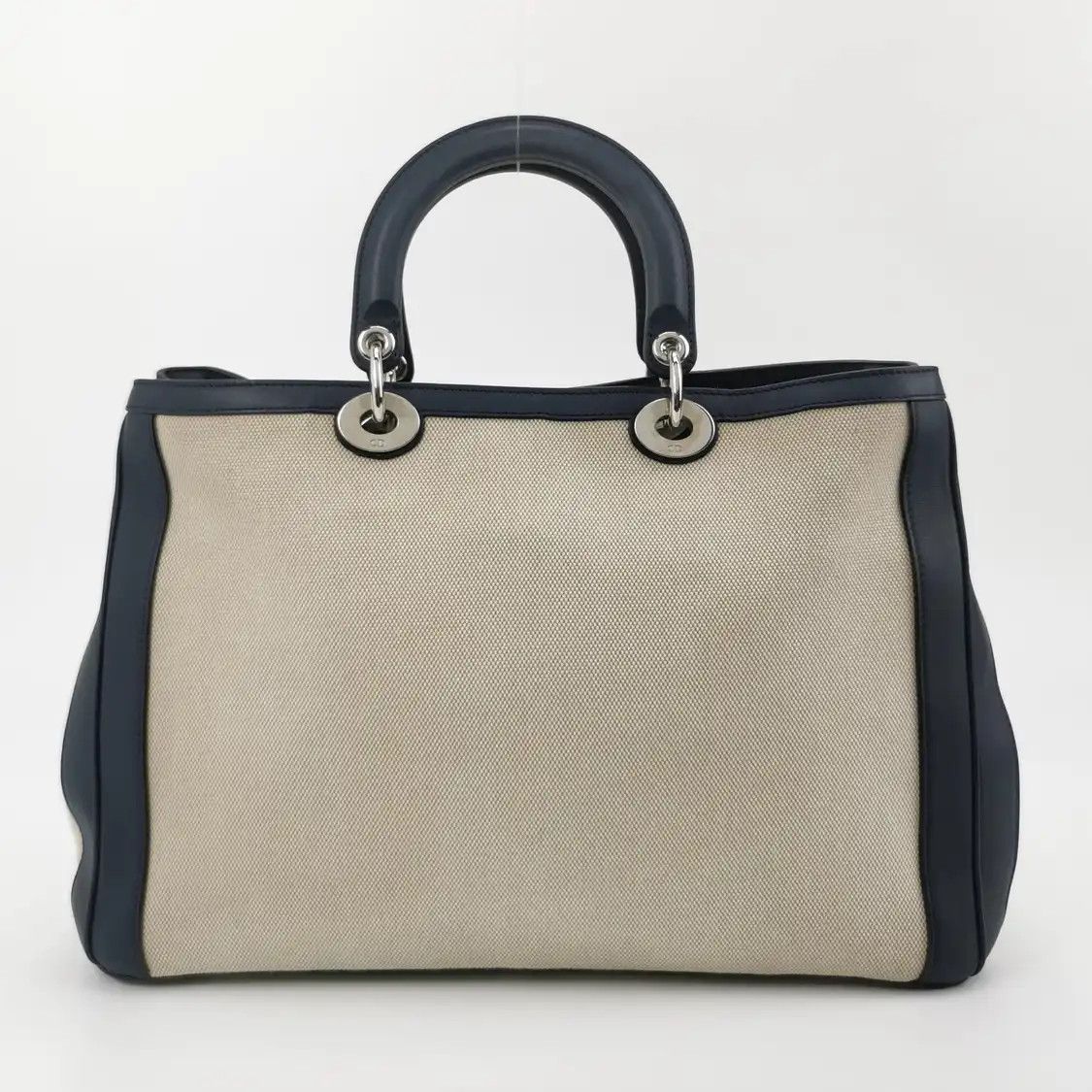 Dior DIOR Diorissimo beige fabric shoulder bag Size ONE SIZE - 4 Thumbnail