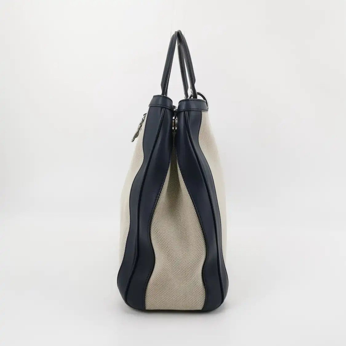 Dior DIOR Diorissimo beige fabric shoulder bag Size ONE SIZE - 2 Thumbnail