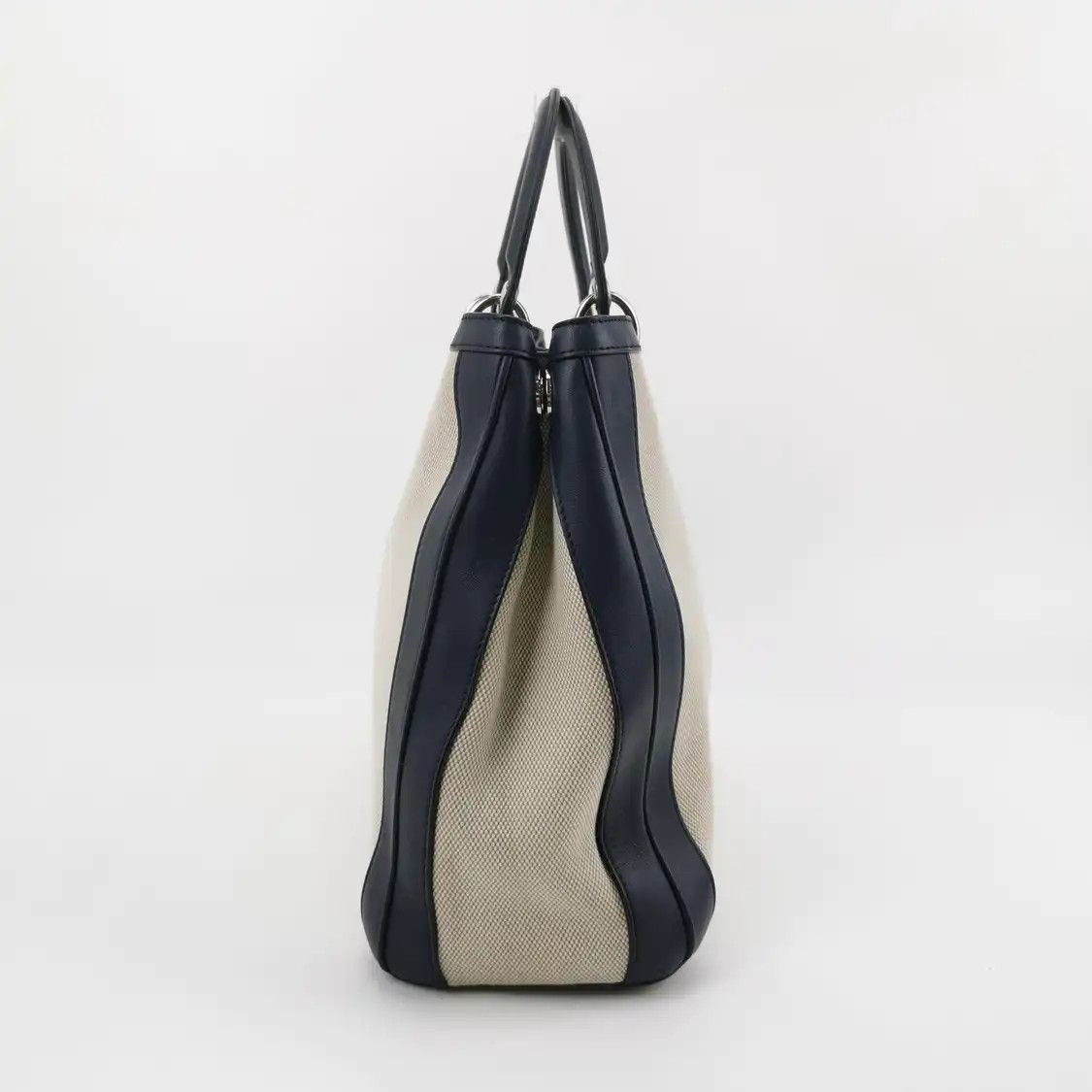 Dior DIOR Diorissimo beige fabric shoulder bag Size ONE SIZE - 3 Thumbnail