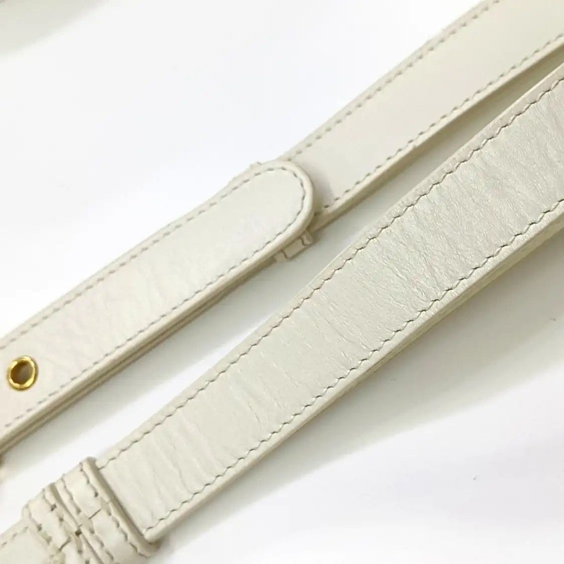 Dior DIOR Bobby Small white cowhide leather shoulder bag handbag crossbody bag gold h Size ONE SIZE - 16 Thumbnail