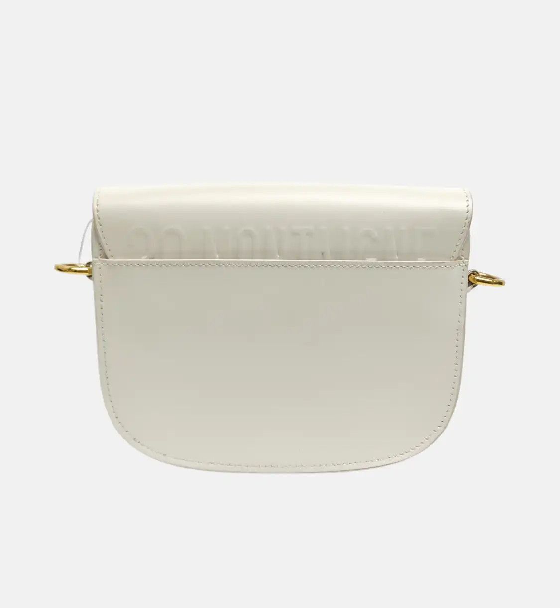 Dior DIOR Bobby Small white cowhide leather shoulder bag handbag crossbody bag gold h Size ONE SIZE - 5 Thumbnail