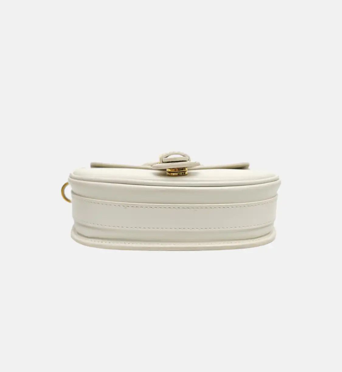 Dior DIOR Bobby Small white cowhide leather shoulder bag handbag crossbody bag gold h Size ONE SIZE - 6 Thumbnail