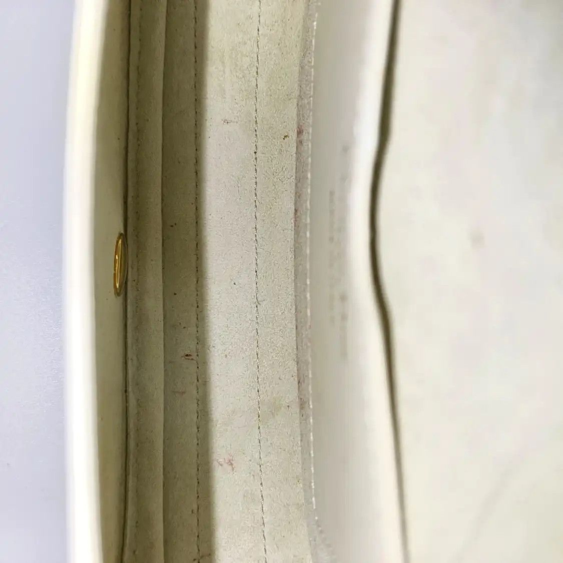 Dior DIOR Bobby Small white cowhide leather shoulder bag handbag crossbody bag gold h Size ONE SIZE - 7 Thumbnail