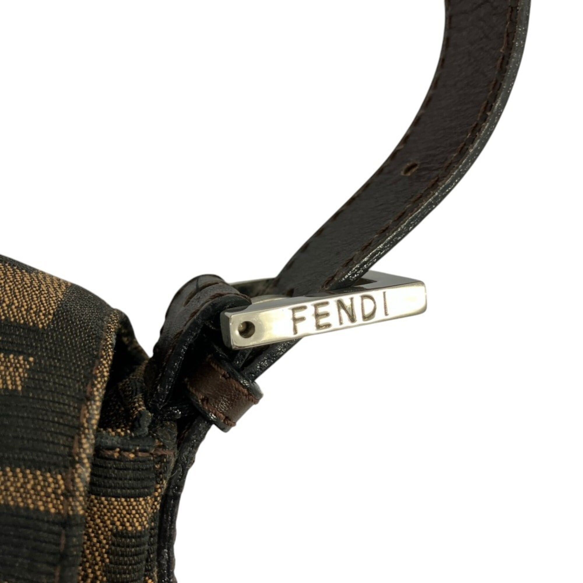Fendi FENDI Zucca pattern Mamma Bucket handbag, brown, for women. Size ONE SIZE - 11 Thumbnail